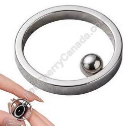  Cat Eye Magnet Ring w/ Bead 
