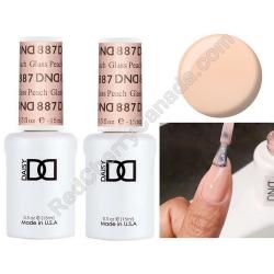  Gel DND 887 Glass Peach x2 2 Gel Combo 