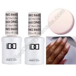  Gel DND 860 She\'s White? x2 2 Gel Combo 