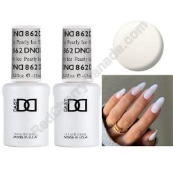  Gel DND 862 Pearly Ice x2 2 Gel Combo 